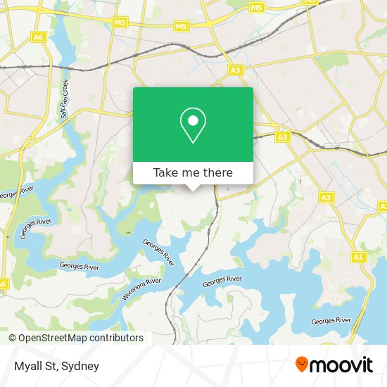 Myall St map