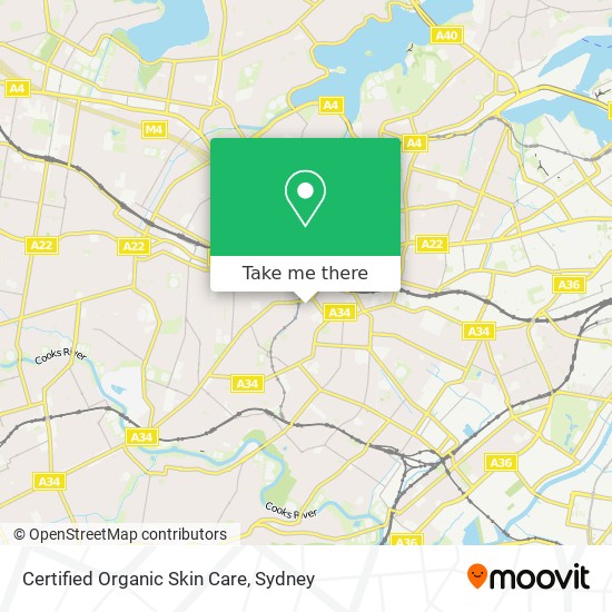 Certified Organic Skin Care map