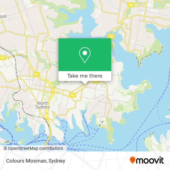 Colours Mosman map