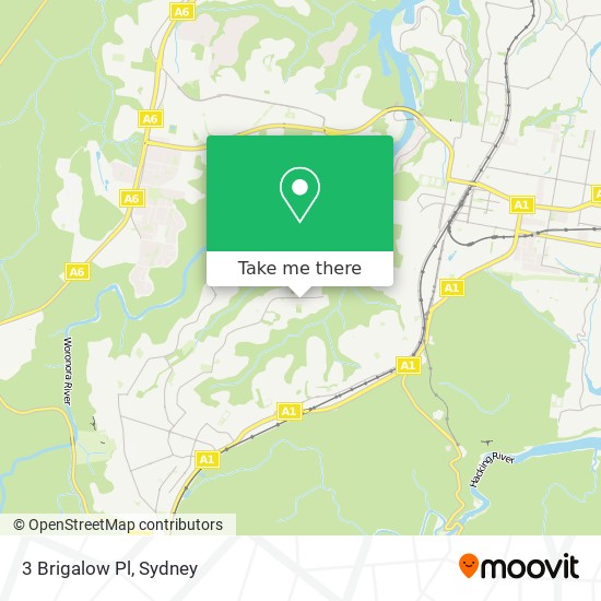3 Brigalow Pl map