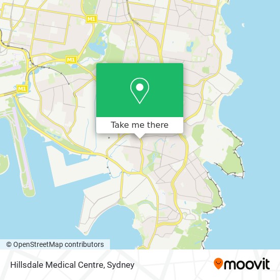 Hillsdale Medical Centre map
