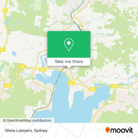 Shine Lawyers map