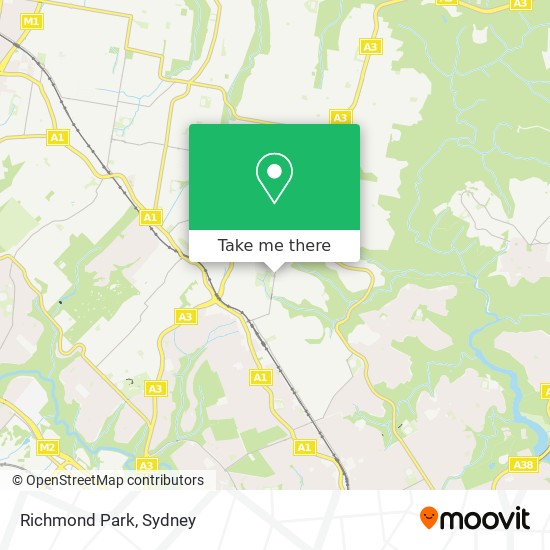 Mapa Richmond Park