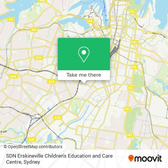 SDN Erskineville Children's Education and Care Centre map