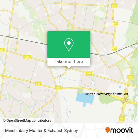Minchinbury Muffler & Exhaust map