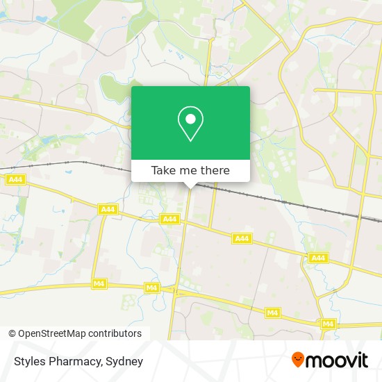 Mapa Styles Pharmacy