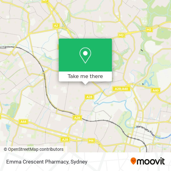 Emma Crescent Pharmacy map