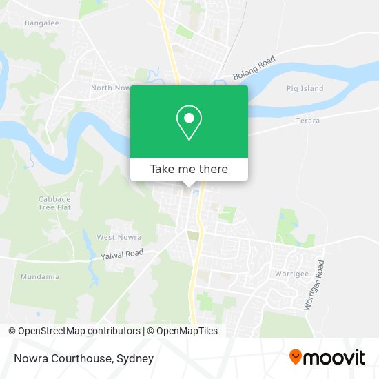 Nowra Courthouse map
