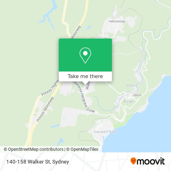 140-158 Walker St map