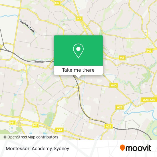 Montessori Academy map