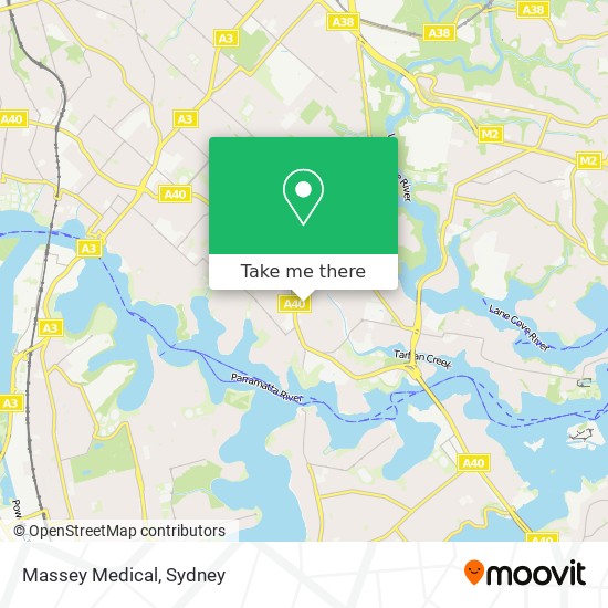 Mapa Massey Medical