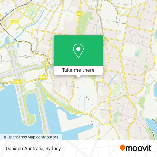 Mapa Danisco Australia