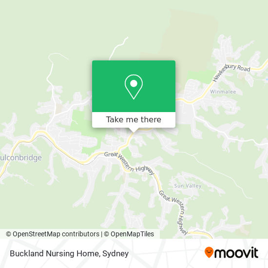 Buckland Nursing Home map