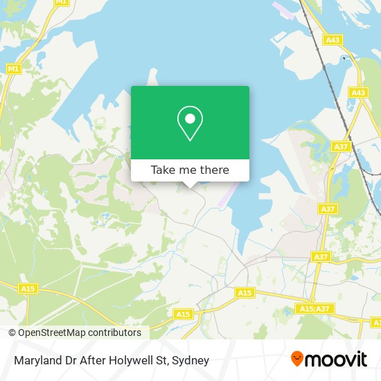 Mapa Maryland Dr After Holywell St