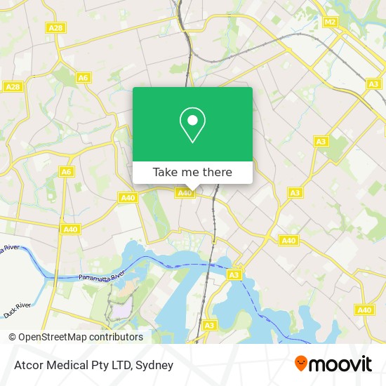 Atcor Medical Pty LTD map