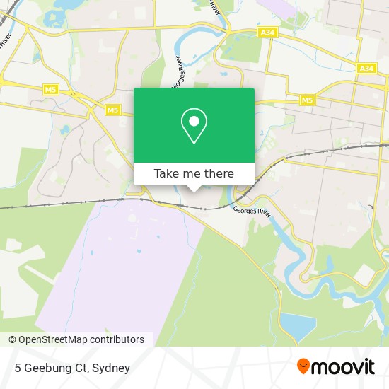 Mapa 5 Geebung Ct