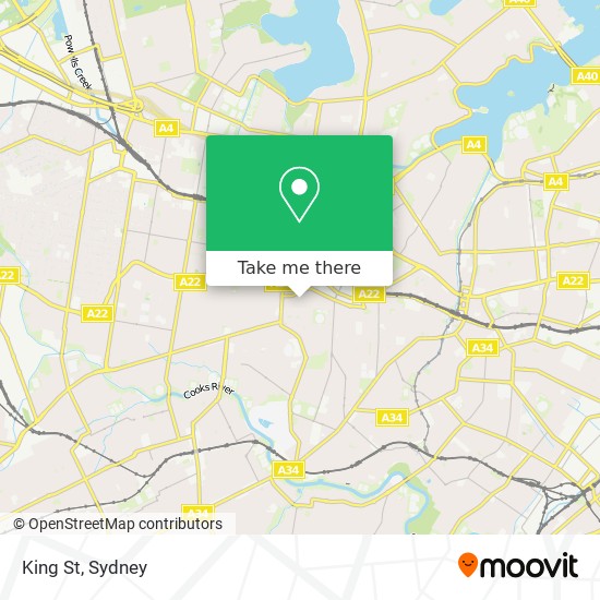 King St map