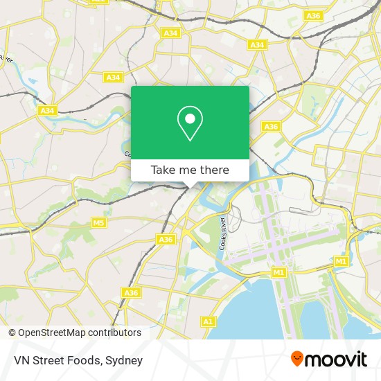 VN Street Foods map