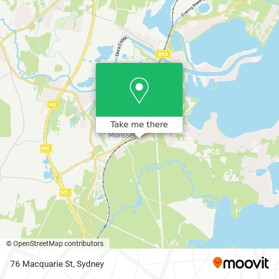 Mapa 76 Macquarie St