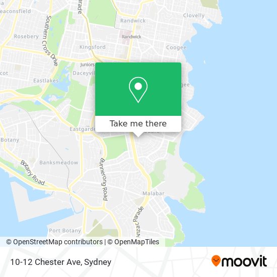 10-12 Chester Ave map