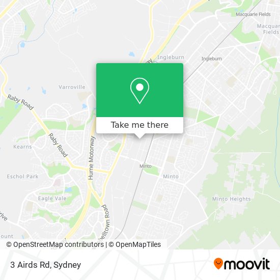 3 Airds Rd map