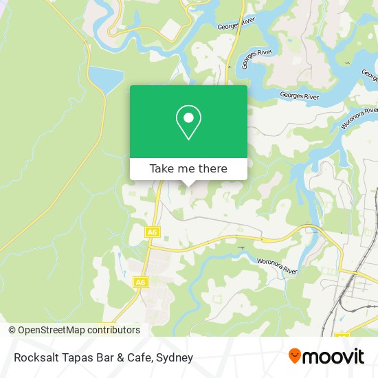 Mapa Rocksalt Tapas Bar & Cafe
