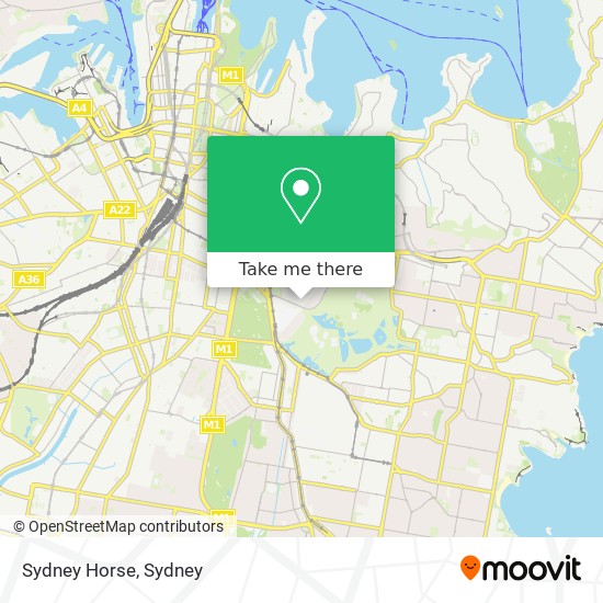 Sydney Horse map