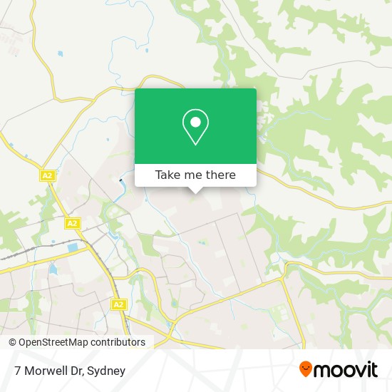 7 Morwell Dr map