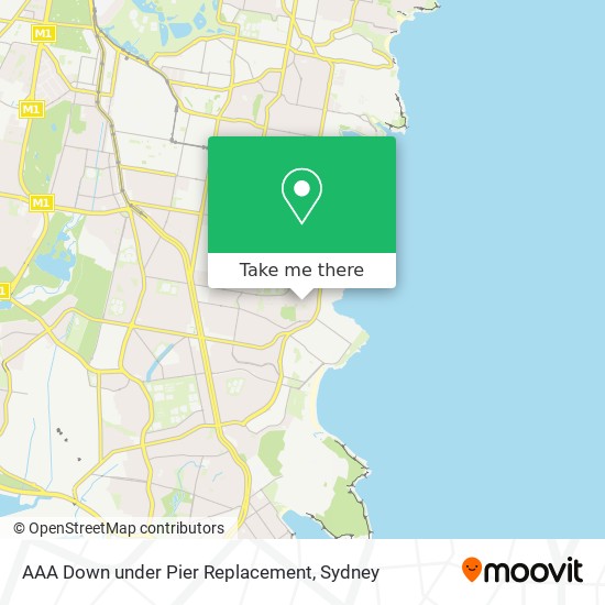 AAA Down under Pier Replacement map