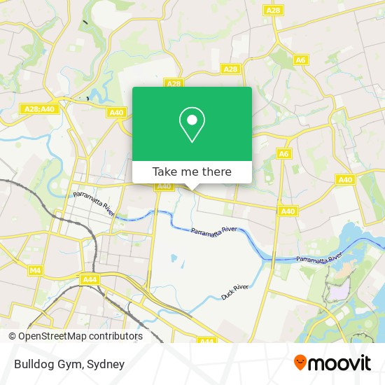 Mapa Bulldog Gym