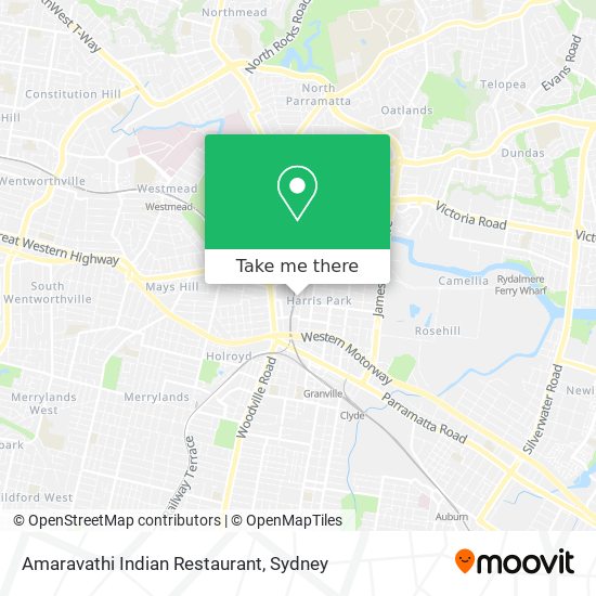 Mapa Amaravathi Indian Restaurant