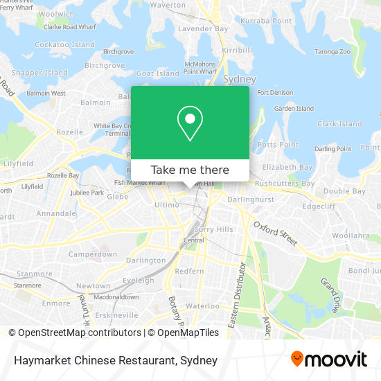 Haymarket Chinese Restaurant map