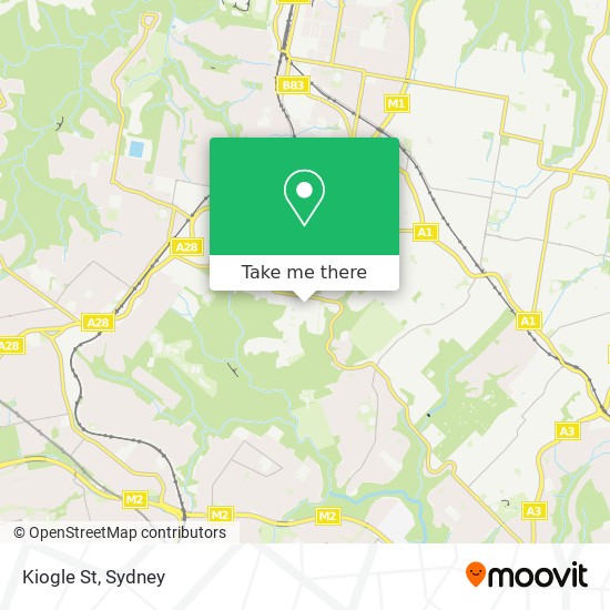 Kiogle St map