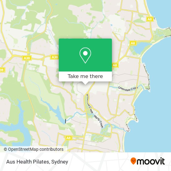 Aus Health Pilates map