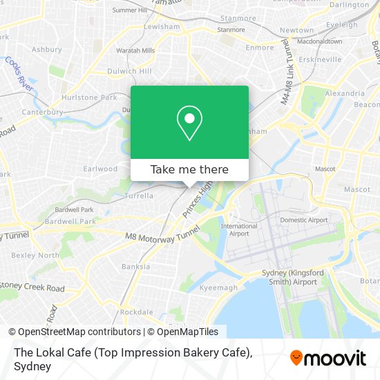 The Lokal Cafe (Top Impression Bakery Cafe) map