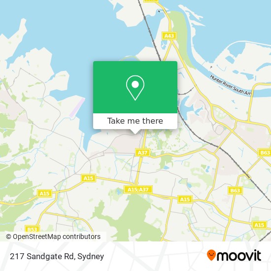 217 Sandgate Rd map