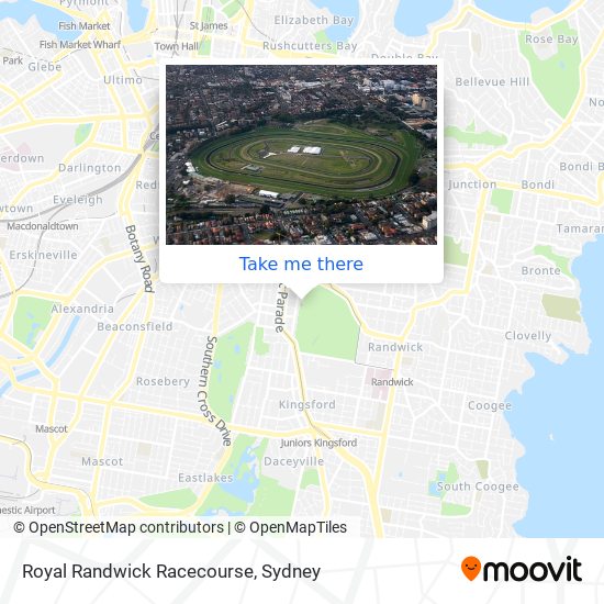 Royal Randwick Racecourse map