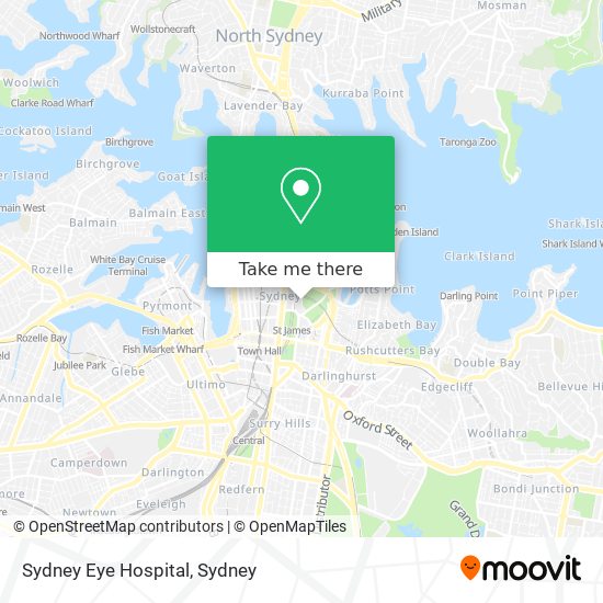 Sydney Eye Hospital map