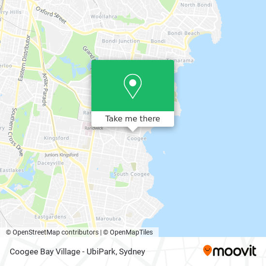 Coogee Bay Village - UbiPark map