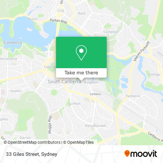 33 Giles Street map