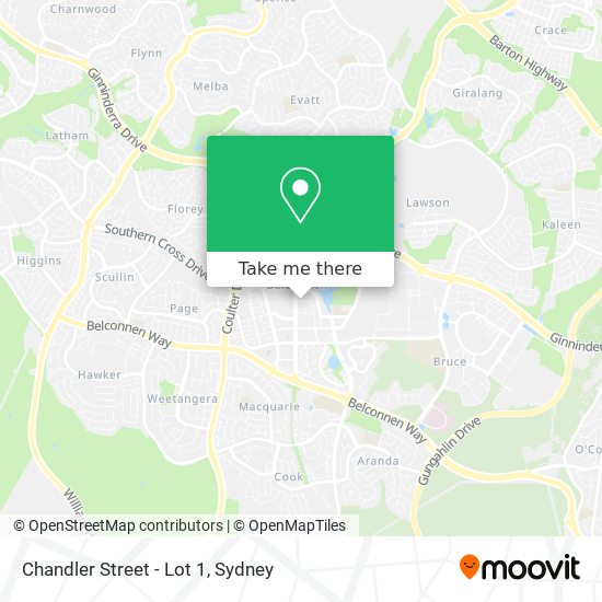 Chandler Street - Lot 1 map