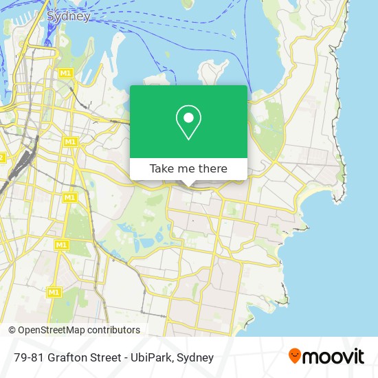 Mapa 79-81 Grafton Street - UbiPark