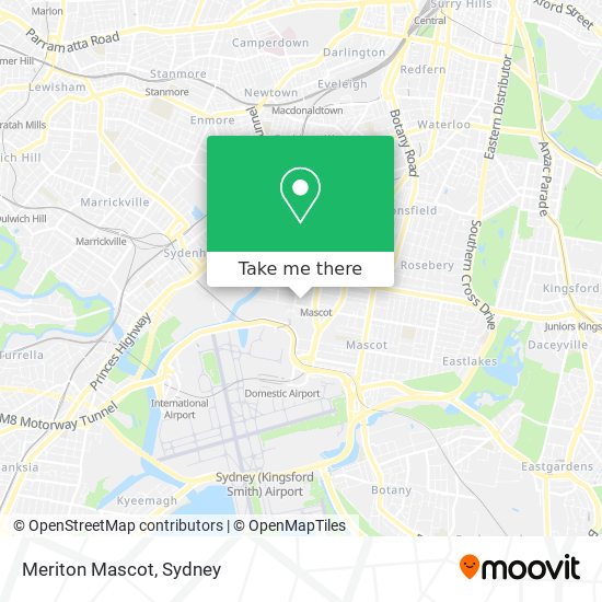 Meriton Mascot map