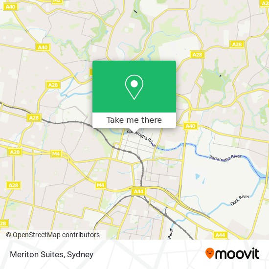 Meriton Suites map