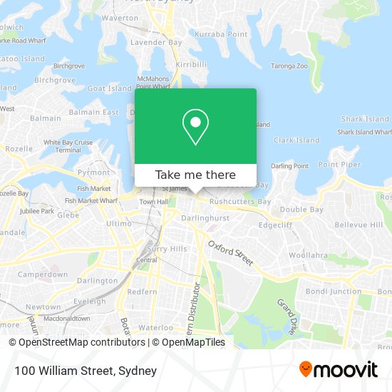 100 William Street map