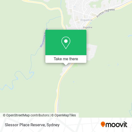 Mapa Slessor Place Reserve