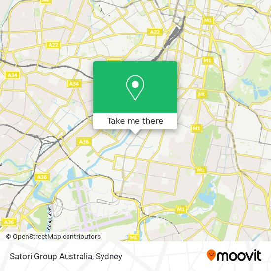 Satori Group Australia map