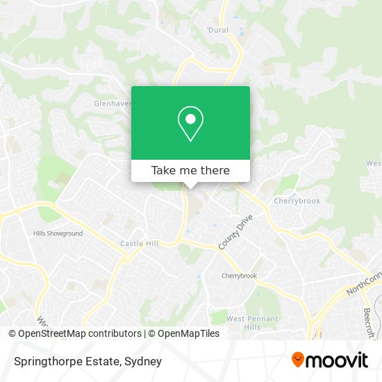Springthorpe Estate map
