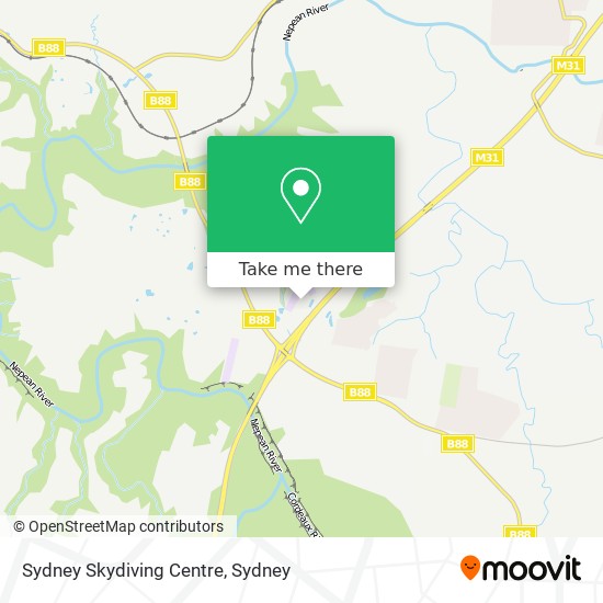 Sydney Skydiving Centre map