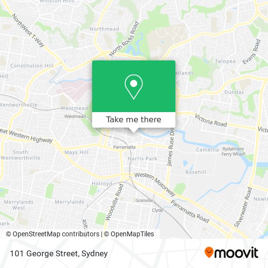 Mapa 101 George Street
